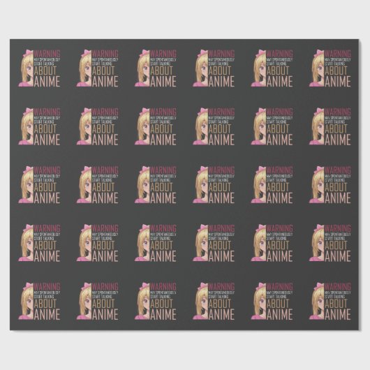 Girl Anime lover Manga Cosplay Fan Teen Cadeaupapier (Vlak)