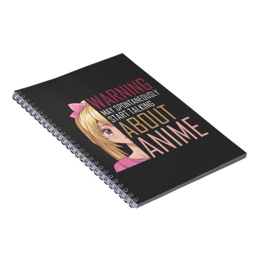Girl Anime lover Manga Cosplay Fan Teen Notitieboek (Rechterzijde)