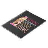 Girl Anime lover Manga Cosplay Fan Teen Notitieboek (Linkerzijde)