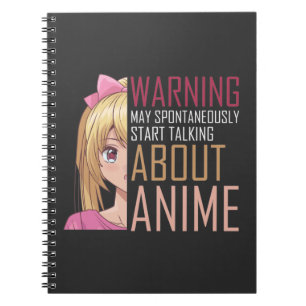 Girl Anime lover Manga Cosplay Fan Teen Notitieboek