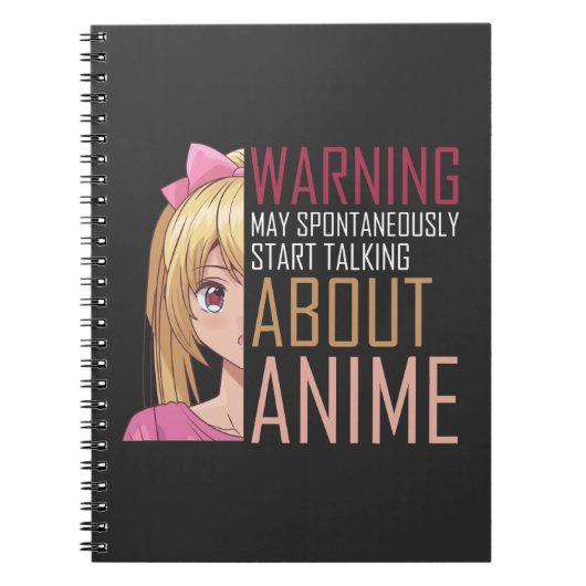 Girl Anime lover Manga Cosplay Fan Teen Notitieboek (Voorkant)