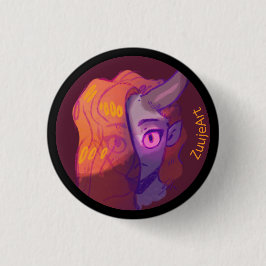 Girl, anime,  ronde button 3,2 cm