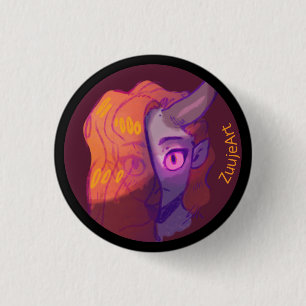 Girl, anime, ronde button 3,2 cm