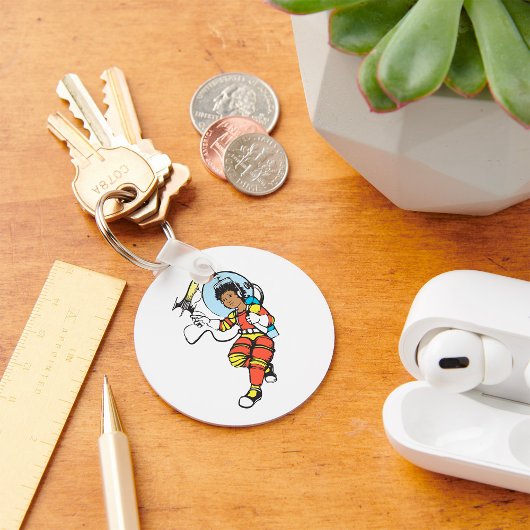 Girl Astronaut Sleutelhanger