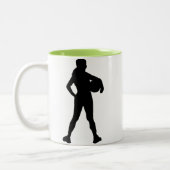 Girl Athlete Koel Tweekleurige Koffiemok (Links)