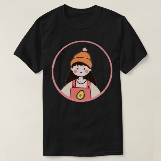 Girl Avocado SA. T-shirt (Design voorkant)