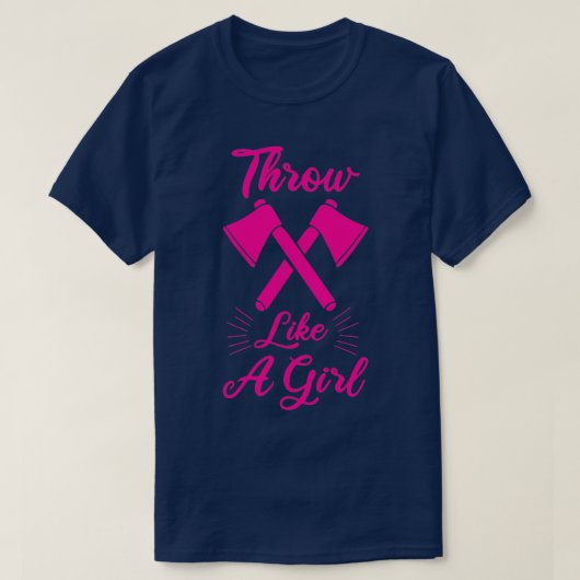 Girl Ax Throwing Ax Thrower Classic TShirt (Design voorkant)