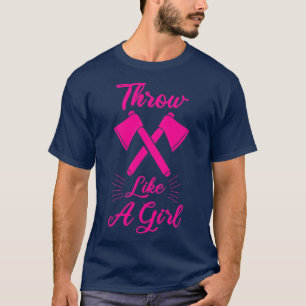 Girl Ax Throwing Ax Thrower Classic TShirt