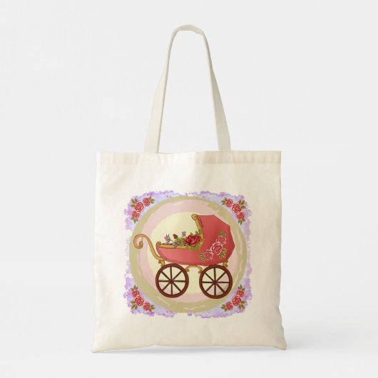 Girl Baby Buggy Canvas tas (Achterkant)