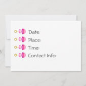 Girl_Baby Carriage (1) Uitnodiging- Gift Boxes Kaart (Achterkant)