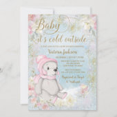 Girl Baby heeft zijn koude uitnodiging buiten het  (Voorkant)