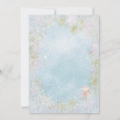 Girl Baby heeft zijn koude uitnodiging buiten het  (Achterkant)