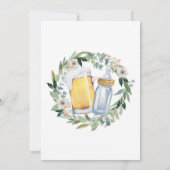 Girl Baby is Baby shower Uitnodiging (Achterkant)