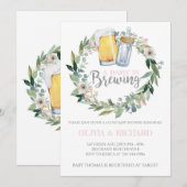 Girl Baby is Baby shower Uitnodiging (Voorkant / Achterkant)