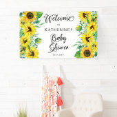 Girl Baby shower Boho Sunflower | Eucalyptus Spandoek (Insitu)