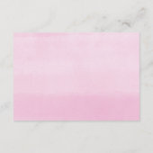 Girl baby shower book request, blush roze white informatiekaartje (Achterkant)