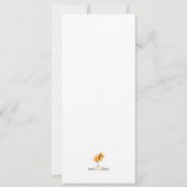 Girl Baby shower Invitation - Baby Carriage Kaart (Achterkant)