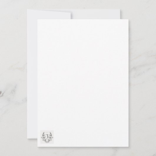 Girl baby shower Invitation Kaart (Achterkant)