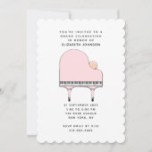 Girl Baby shower Invitation Kaart (Voorkant)