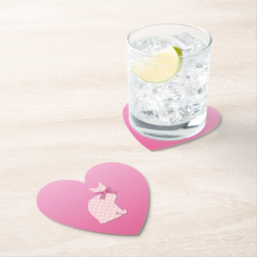 Girl Baby Shower Kartonnen Onderzetters (Insitu)