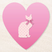 Girl Baby Shower Kartonnen Onderzetters (Voorkant)