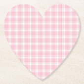 Girl Baby Shower Kartonnen Onderzetters (Voorkant)