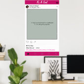 Girl Baby shower Party Prop Foto Booth Lijst Poster (Thuiskantoor)