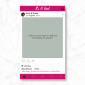 Girl Baby shower Party Prop Foto Booth Lijst Poster