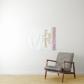 Girl Baby shower Photo Booth Backdrop Photo Prop Wandkleed (In Situ (horizontaal))