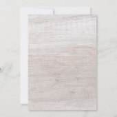 Girl Baby shower Rustic Lavender String Lights Kaart (Achterkant)