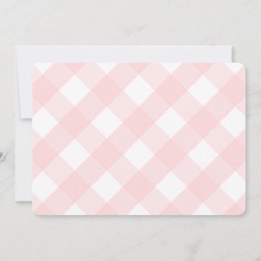 Girl Baby shower Smart Lollipop Topiary Roze Bow Kaart (Achterkant)