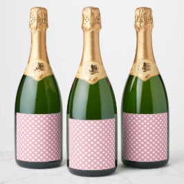 Girl Baby Shower Sparkling Wijnetiket