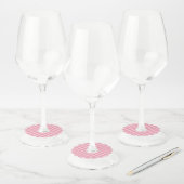 Girl Baby Shower Wijnglaslabel (Set)