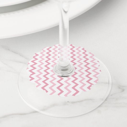 Girl Baby Shower Wijnglaslabel (Dichtbij)