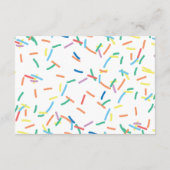 Girl Baby Sprinkle Baby Predicted Game Informatiekaartje (Achterkant)