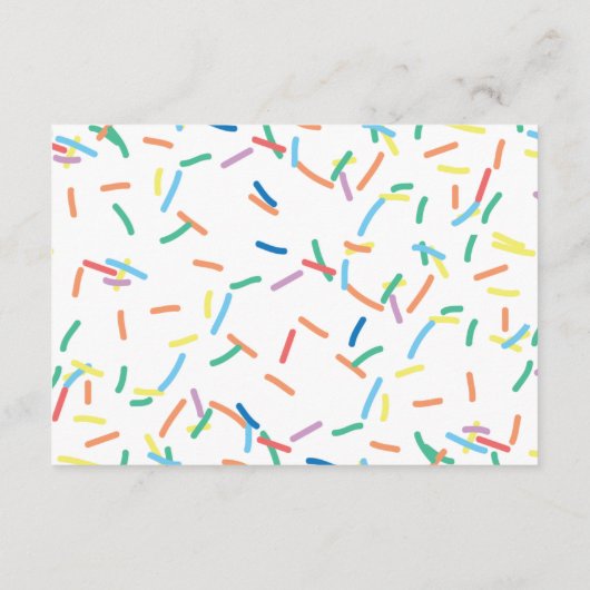 Girl Baby Sprinkle Baby Predicted Game Informatiekaartje (Achterkant)