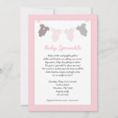 Girl baby sprinkle kaart (Voorkant)