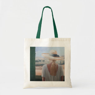 Girl back uitzicht Toscane 2012 Tote Bag