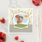 Girl Backpack Paper Napkins Servet (Insitu)