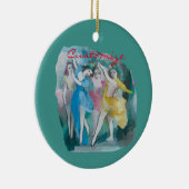 Girl Ballerina Dancers Thunder_Cove Keramisch Ornament (Rechts)