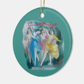 Girl Ballerina Dancers Thunder_Cove Keramisch Ornament (Links)