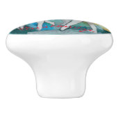 Girl Ballerina Dancers Thunder_Cove Keramische Knop (Zijkant)