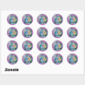 Girl Ballerina Dancers Thunder_Cove Ronde Sticker (Vel)