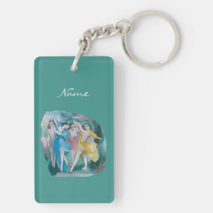 Girl Ballerina Dancers Thunder_Cove Sleutelhanger