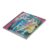 Girl Ballerina Dancers Thunder_Cove Tegeltje (Zijkant)