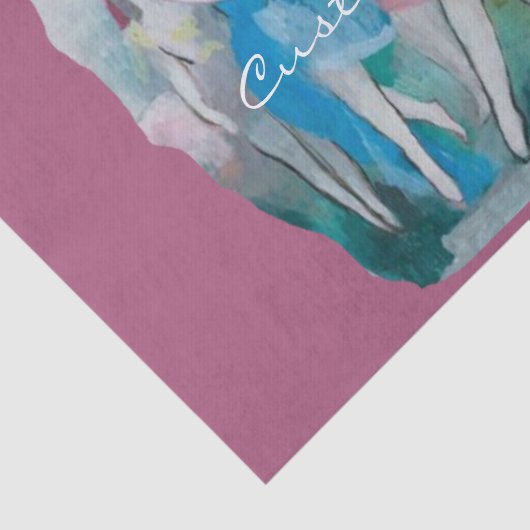 Girl Ballerina Dancers Thunder_Cove Tissuepapier (Detail)