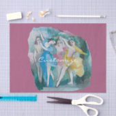 Girl Ballerina Dancers Thunder_Cove Tissuepapier (Craft)