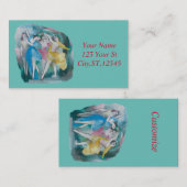 Girl Ballerina Dancers Thunder_Cove Visitekaartje (Voorkant / Achterkant)