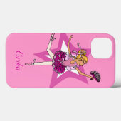 Girl ballerina roze blonde hoesje (Achterkant (horizontaal))