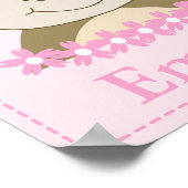 GIRL Bambino Apenkamer Baby Kunstprint Poster (Hoek)